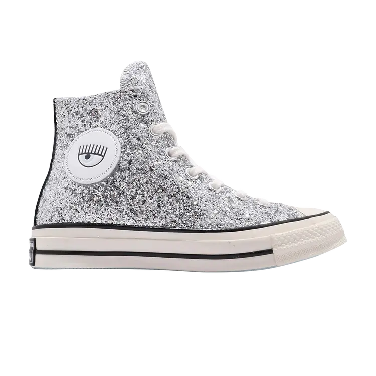 

Кроссовки Converse Chiara Ferragni x Wmns Chuck 70 'Black Silver', черный