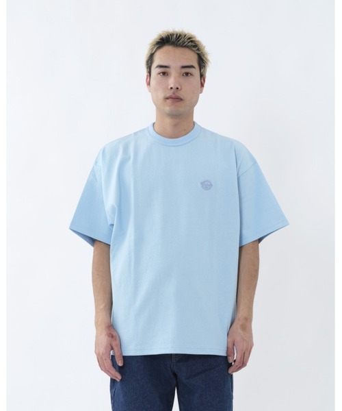 

Футболка короткий рукав, принт KEBOZ, небесно-голубой