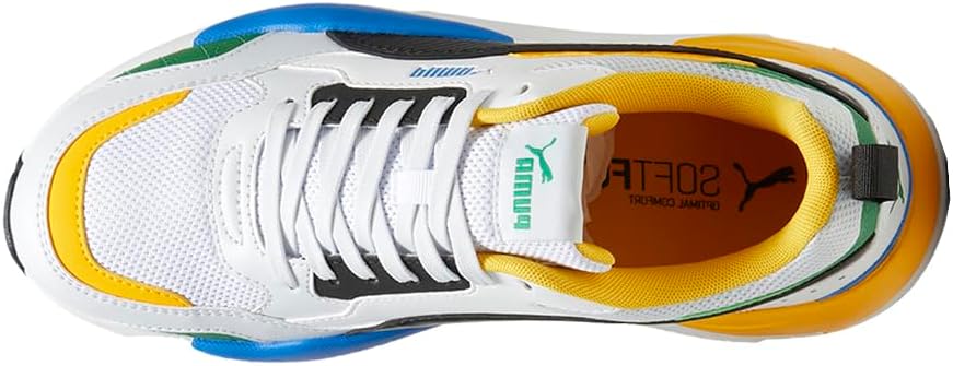 Мужские кроссовки PUMA X Ray 2 Square с шнуровкой, повседневные- белые — фото 4