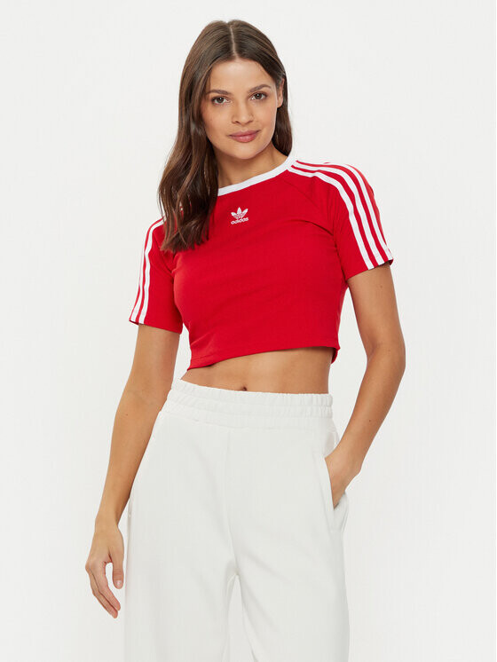 

Футболка узкого кроя Adidas, красный