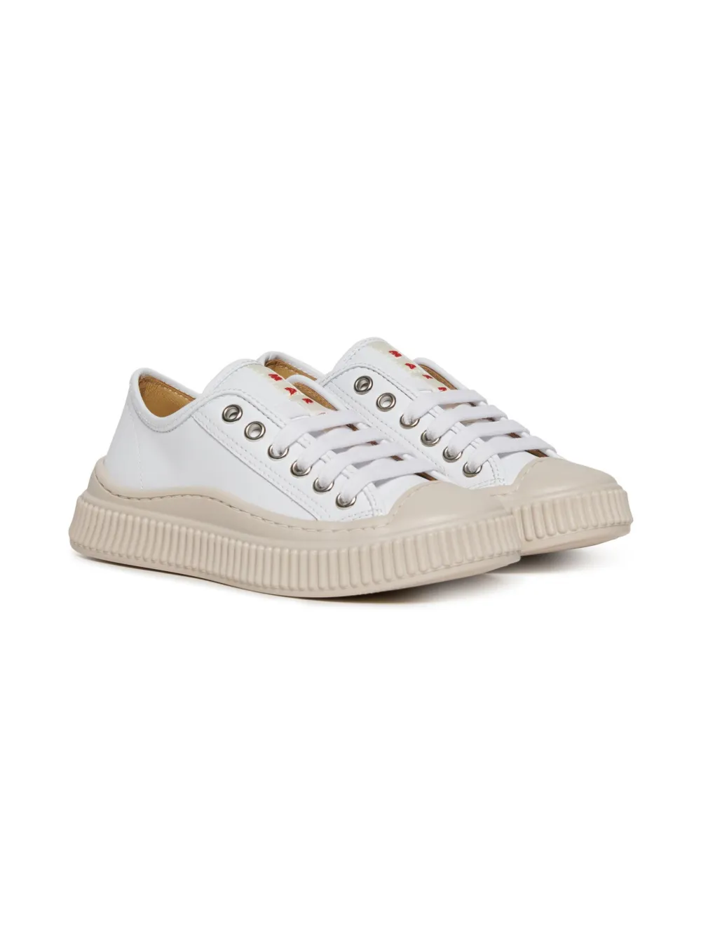 

Кроссовки с логотипом Marni Kids, белый