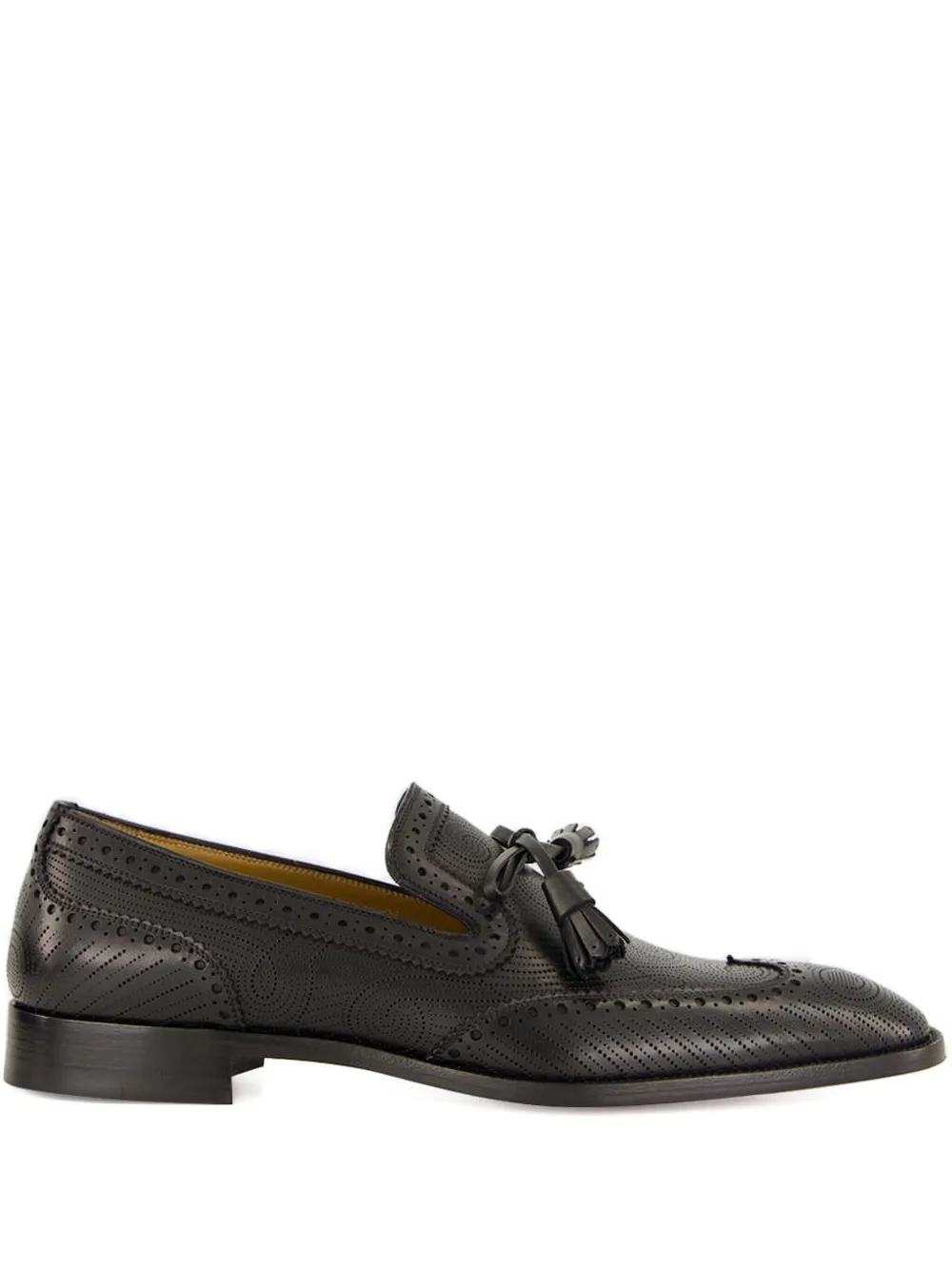 

Лоферы с кисточками и перфорацией Christian Louboutin, черный