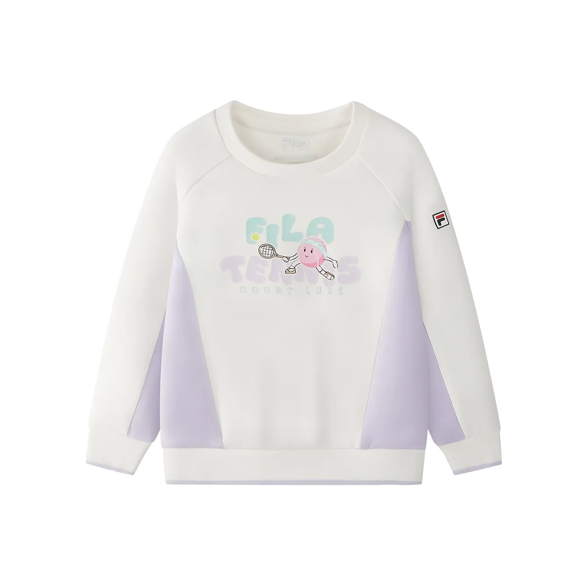 Толстовка PERFORMANCE FPF для детей 3-7 лет FILA KIDS, Cloud White