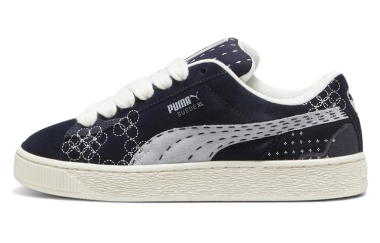 Замшевые кроссовки для скейтбординга Puma унисекс, Военно-морской