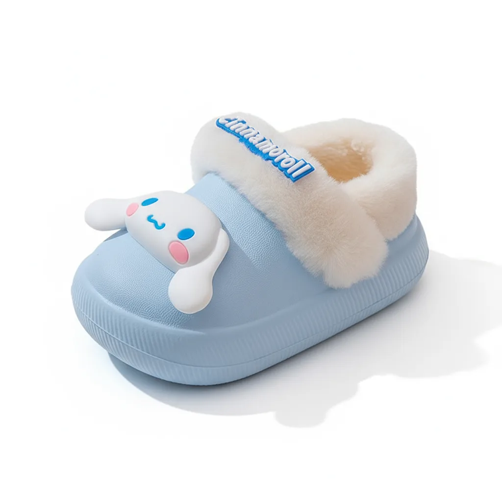 Домашние тапочки для детей Sanrio, Blue Cinnamoroll