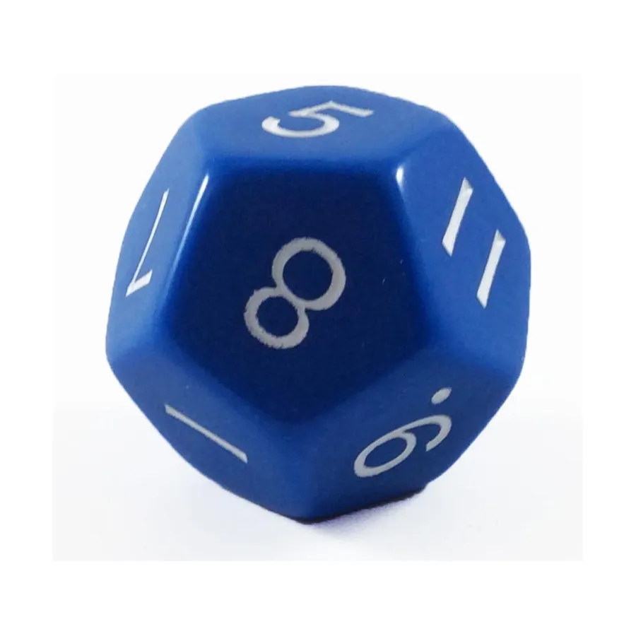 

Джамбо d12 - Синий, Dice - Jumbo Opaque (Koplow)