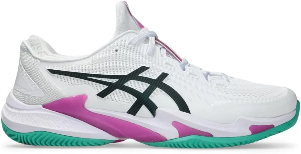 Мужские кроссовки ASICS Court FF 3 для грунтовых кортов, White Digital Sakura