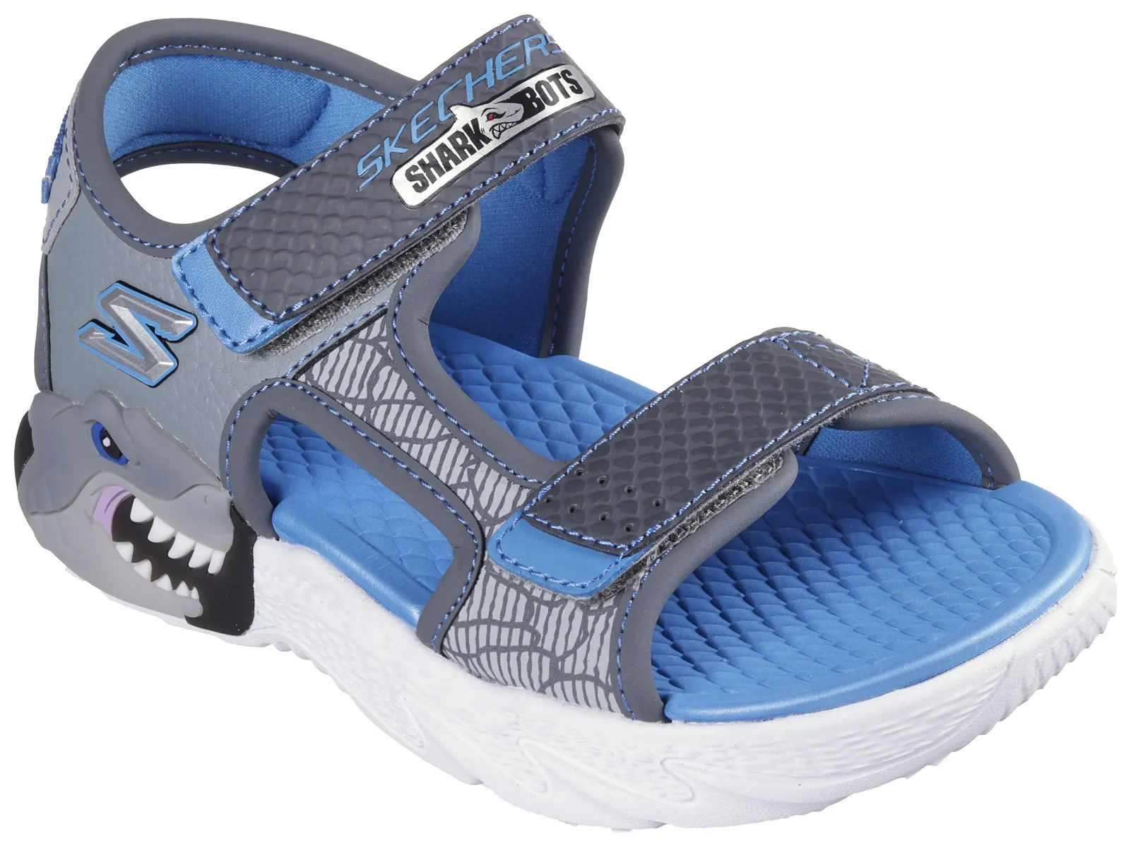 

Детские сандалии Skechers "CREATURE-SPLASH", летняя обувь, обувь на липучке, сандалии, с функцией мигания Skechers Kids, синий