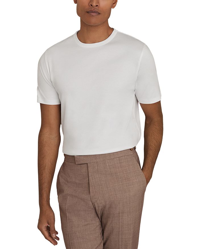 

Футболка Slim Fit Mercerized REISS, белый