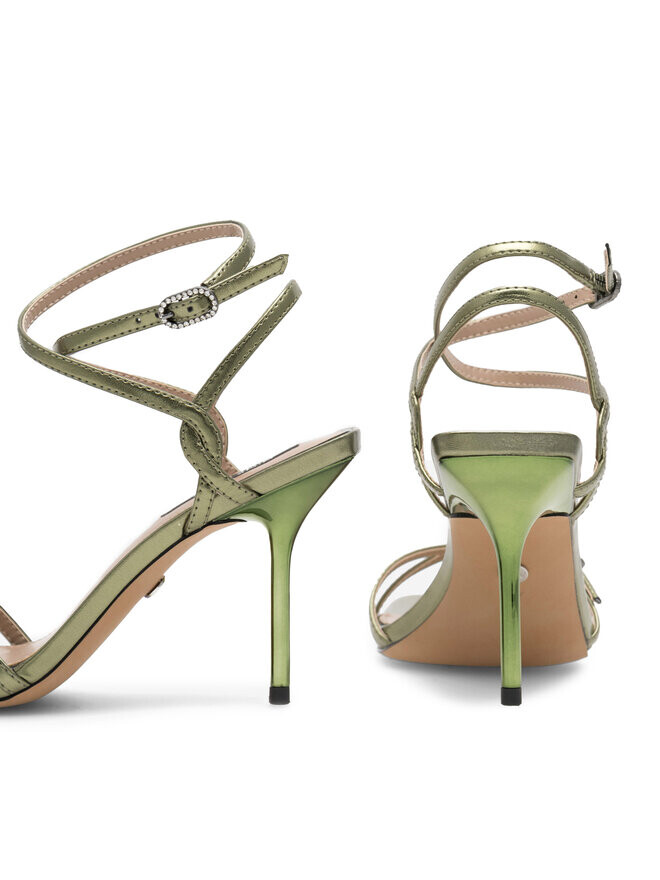 Сандалии Nine West, зеленый — фото 3