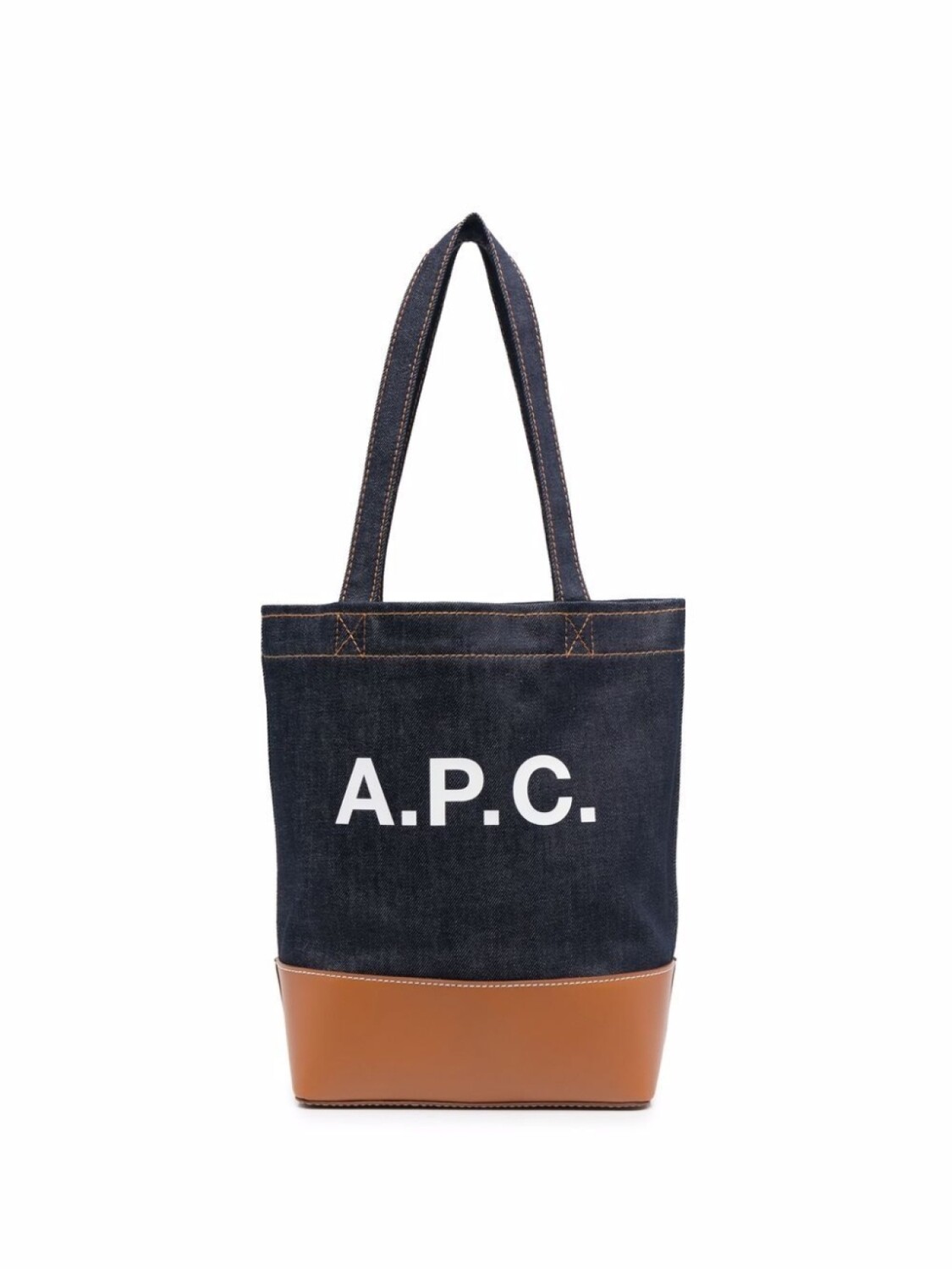 

A.P.C. сумка-тоут с логотипом, синий