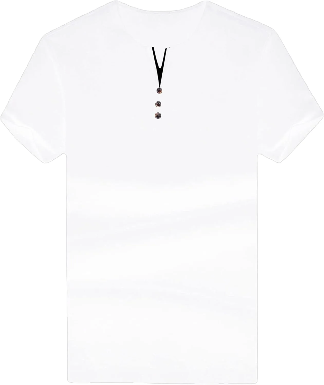

Мужская футболка Henley с V-образным вырезом, Slim Fit, хлопок Maiyifu-GJ