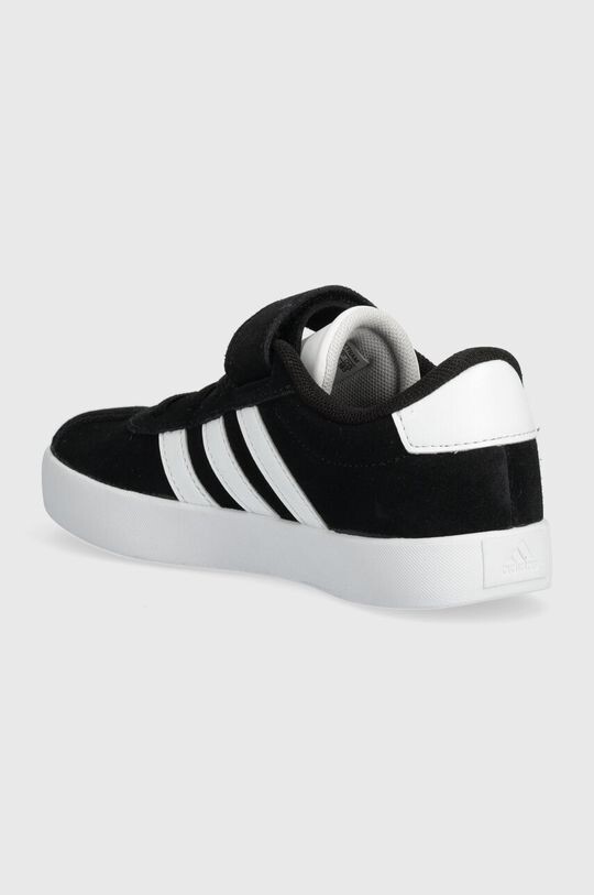 adidas Детские замшевые кроссовки VL COURT 3.0 EL C, черный — фото 3