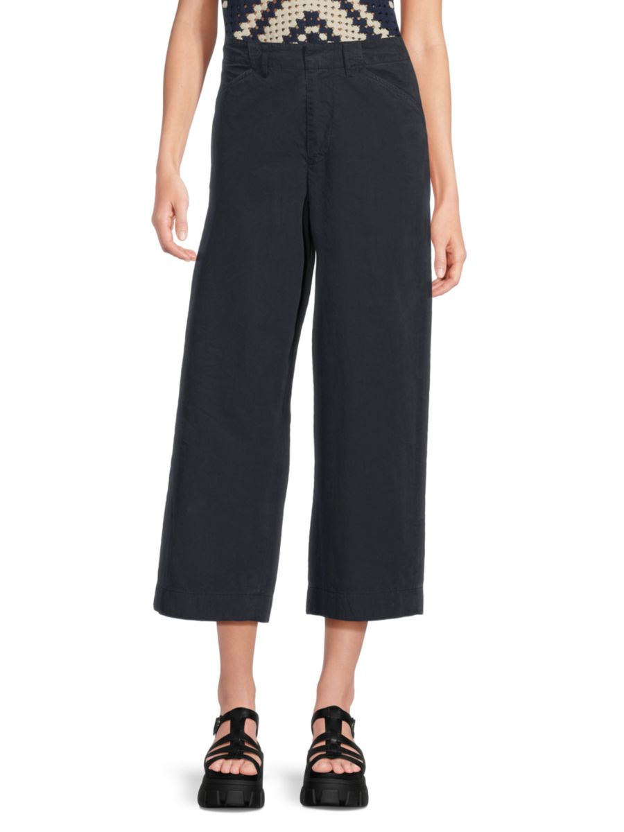 

Укороченные брюки Banks Cotton Crop rag & bone, цвет Sal