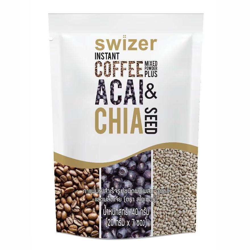 

Swizer Кофейный микс+Асаи 7 пакетиков, Brown