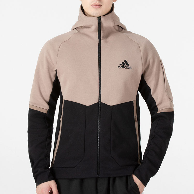 Куртка adidas Contrasting Colors Athleisure Casual Sports Hooded Jacket Colorblock HE5033 — фото 2