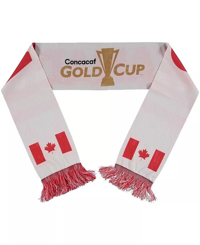 

Женский шарф с золотым кубком Канады по футболу Concacaf Ruffneck Scarves, белый