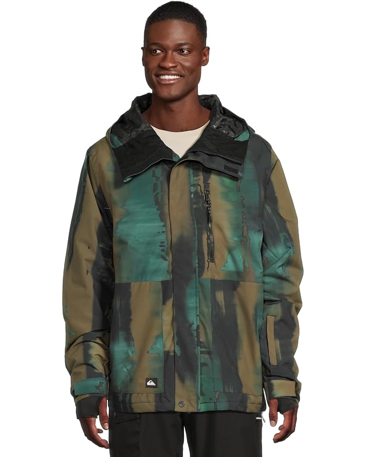 

Мужская куртка Quiksilver Mission Printed Snow, Dark Ivy