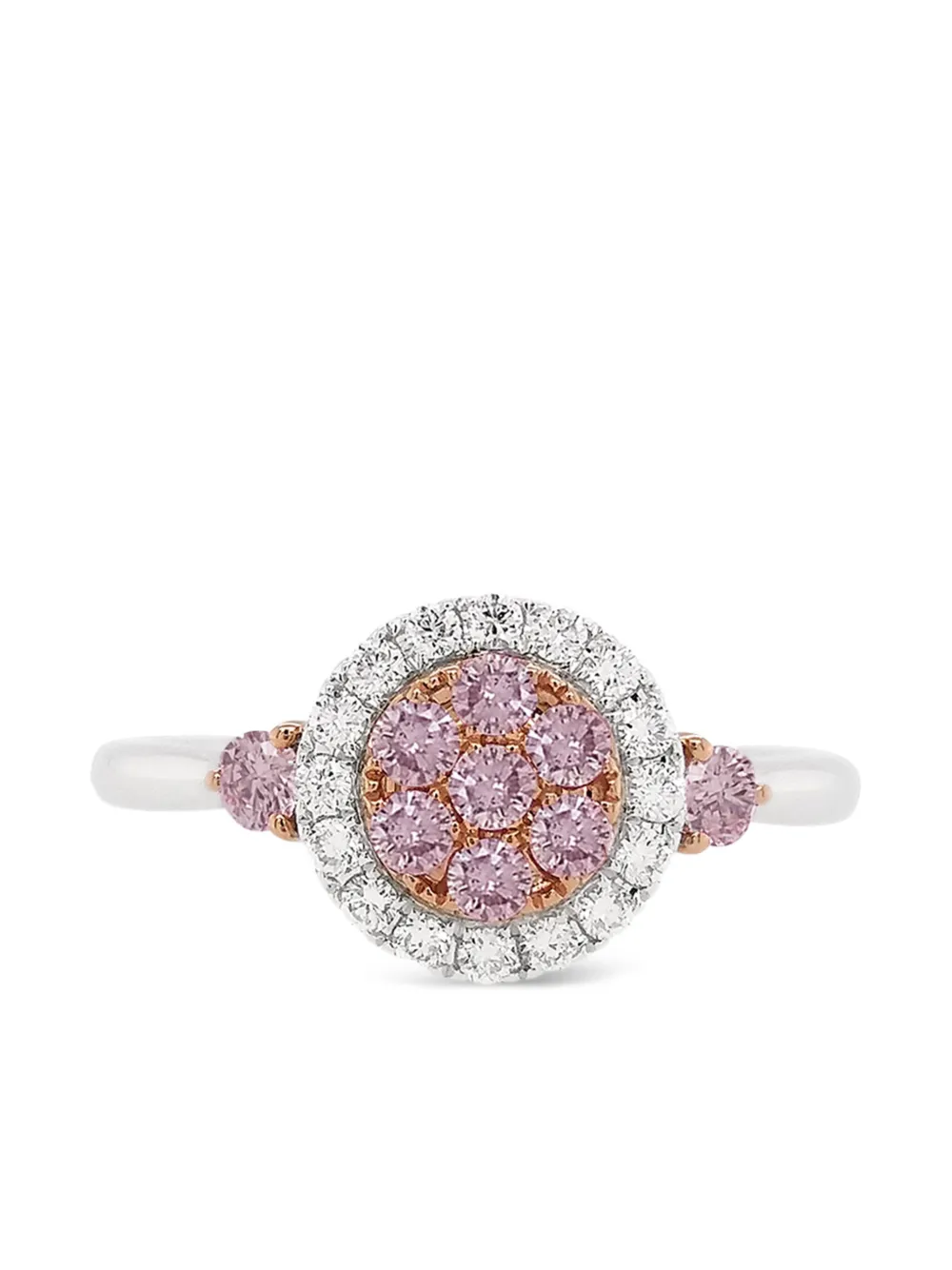 

Кольцо из белого золота с бриллиантами HYT Jewelry, серебяный