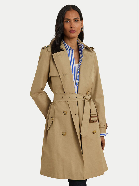 

Переходное пальто 297967122002 Lauren Ralph Lauren, бежевый