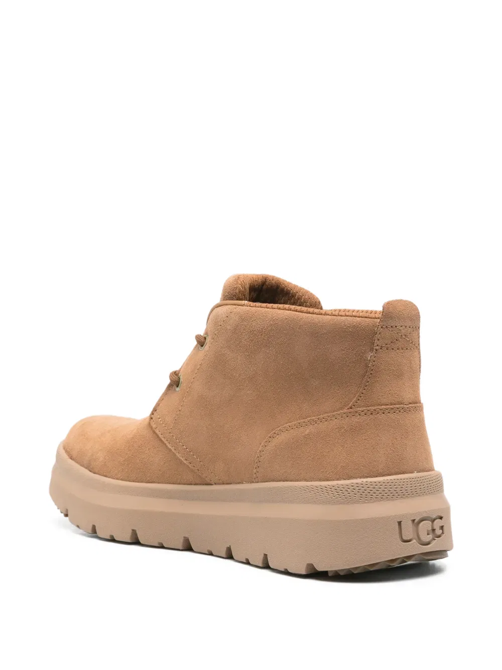 Замшевые сапоги на шнуровке Ugg, нейтральный — фото 3