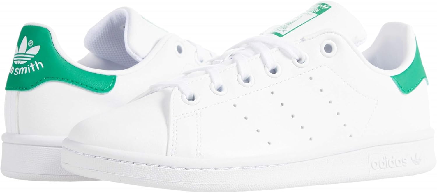 Кроссовки adidas Originals Stan Smith для мальчиков, белый/зеленый — фото 3