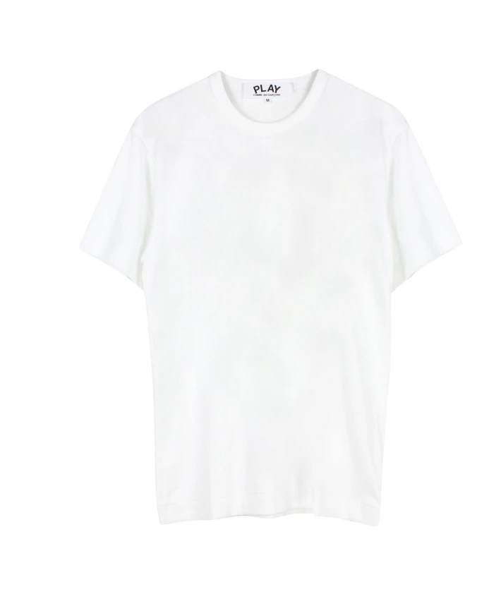 

Белая футболка с короткими рукавами и красным сердцем Comme Des Garã§Ons Play, белый, Красный, Белая футболка с короткими рукавами и красным сердцем Comme Des Garã§Ons Play, белый