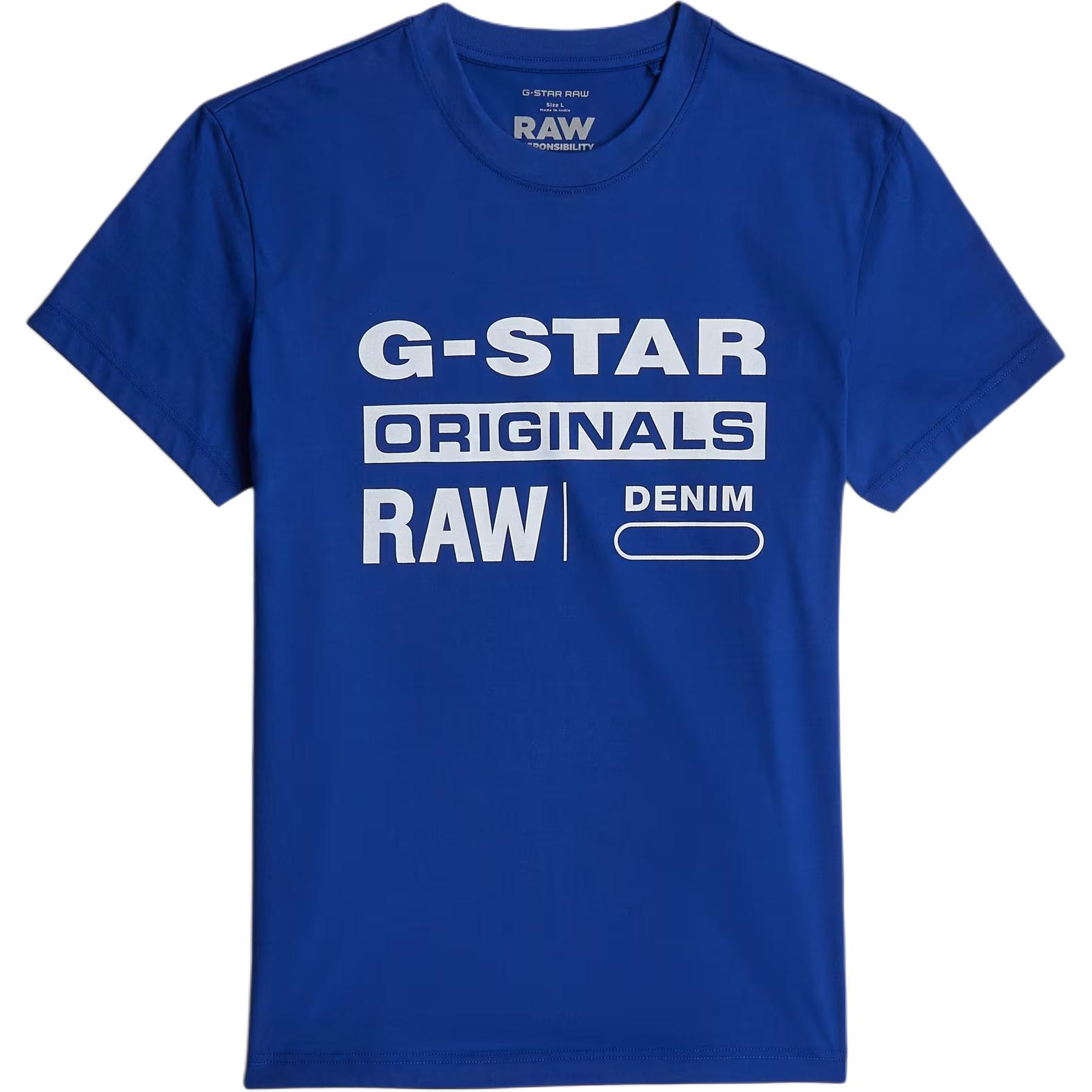 

G-STAR RAW Футболка G Star Raw мужская размер M синий