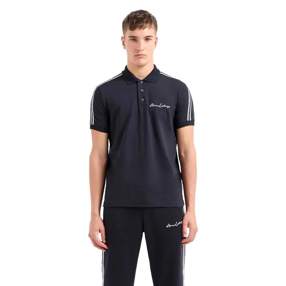 

Поло Armani Exchange 8NZFSG_ZJ81Z, синий