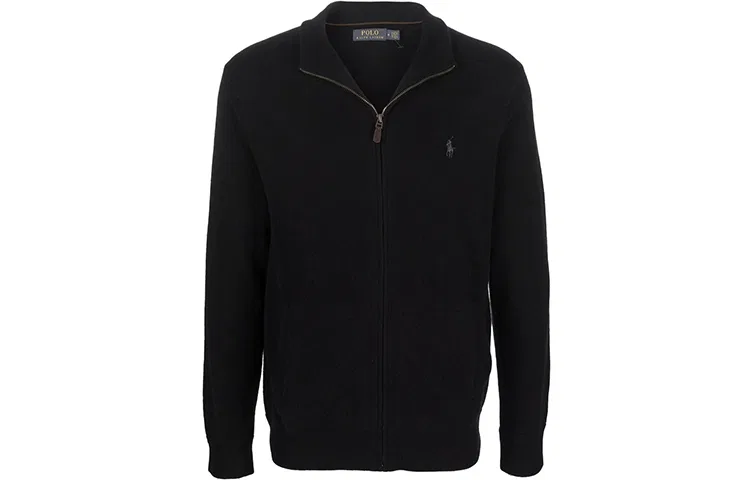 Водолазка с вышивкой Polo Ralph Lauren, черная