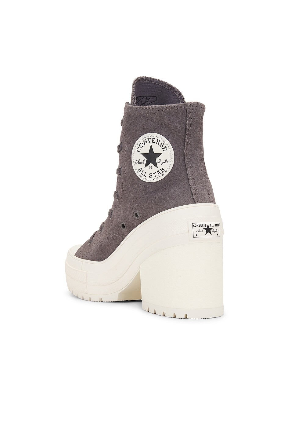Высокие кроссовки Chuck 70 De Luxe на платформе на каблуке Converse, цвет Sharkskin — фото 3