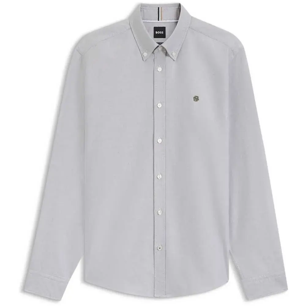 

Рубашка с длинным рукавом BOSS Liam 253 10261879, серый