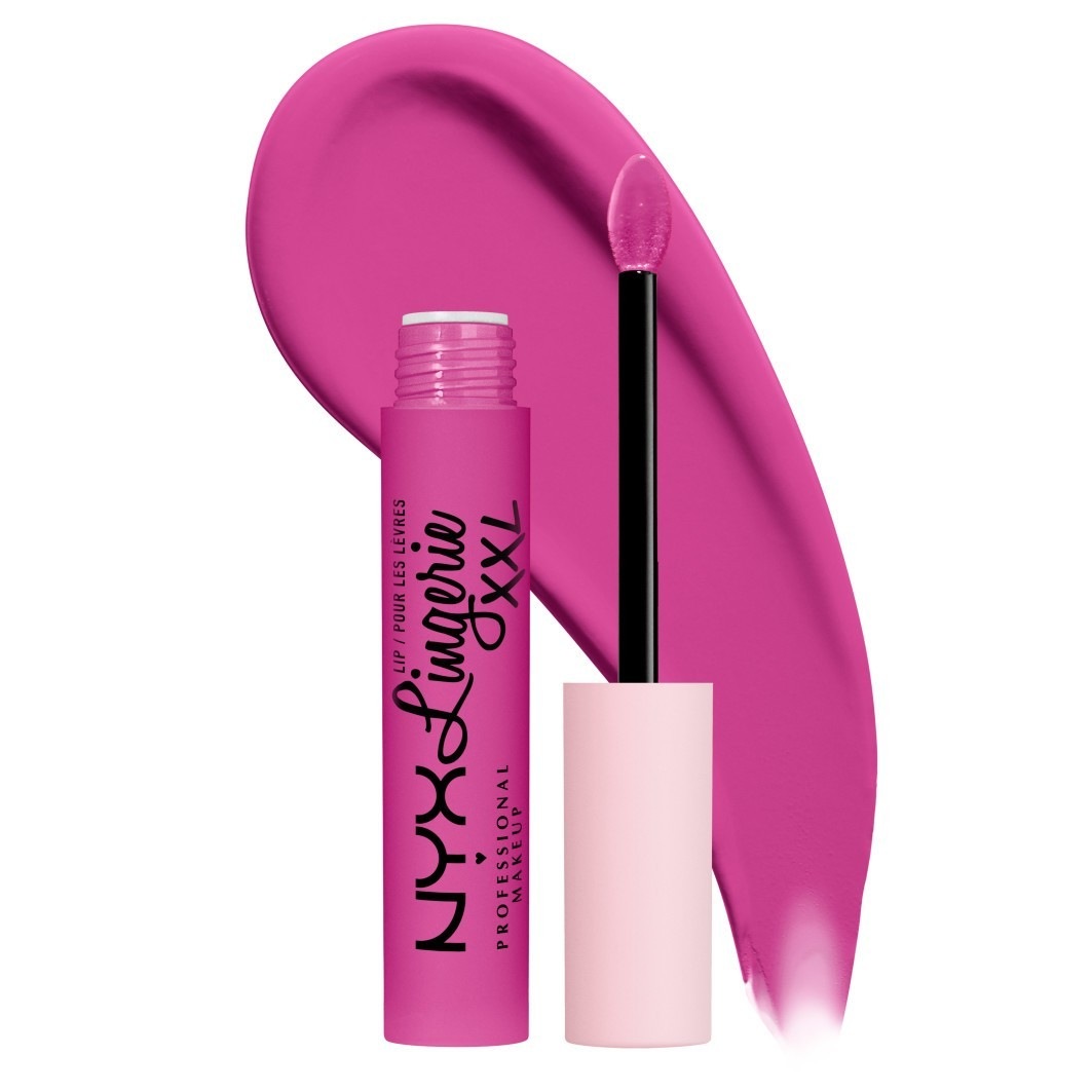 Помада для губ lip lingerie xxl Nyx Professional Makeup, lxxl20 - knockout, объем 4 мл — фото 3