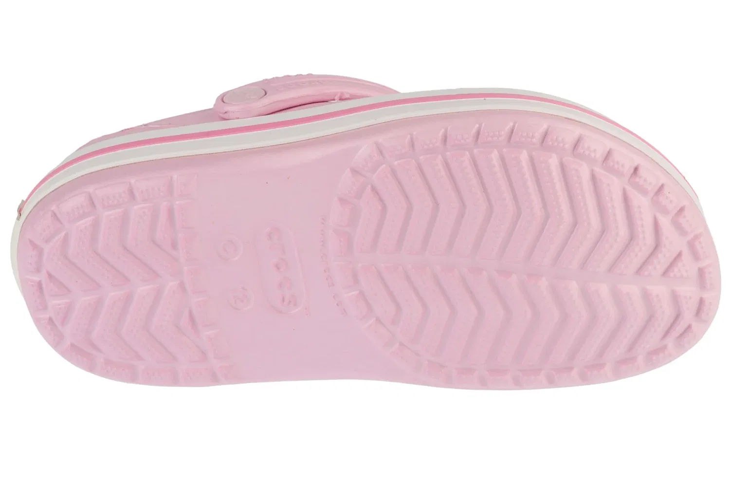 Пляжная обувь Crocs Crocband Clog K розовый — фото 4