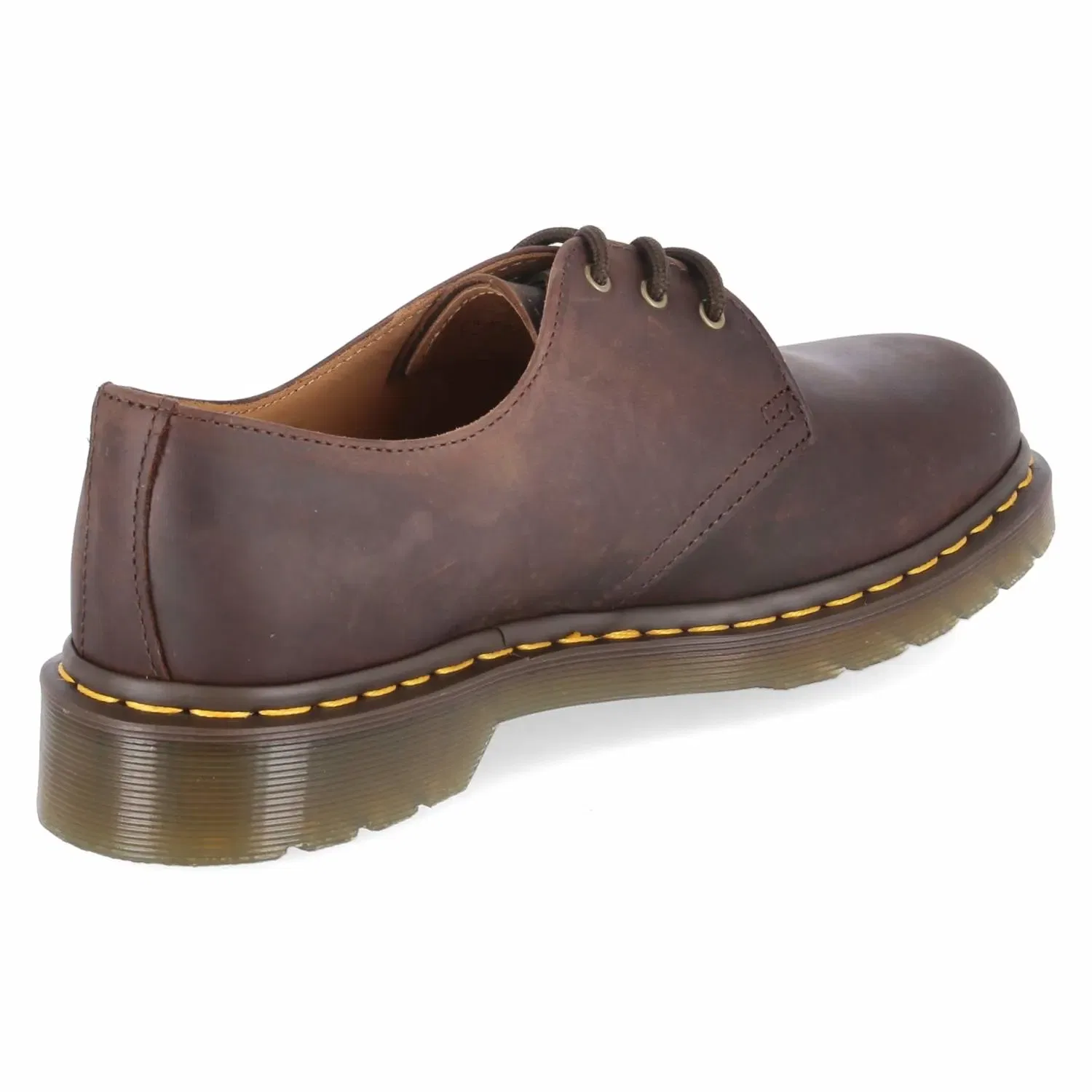 Сникерсы низкие, гладкая кожа, Dr. Martens, коричневый — фото 4