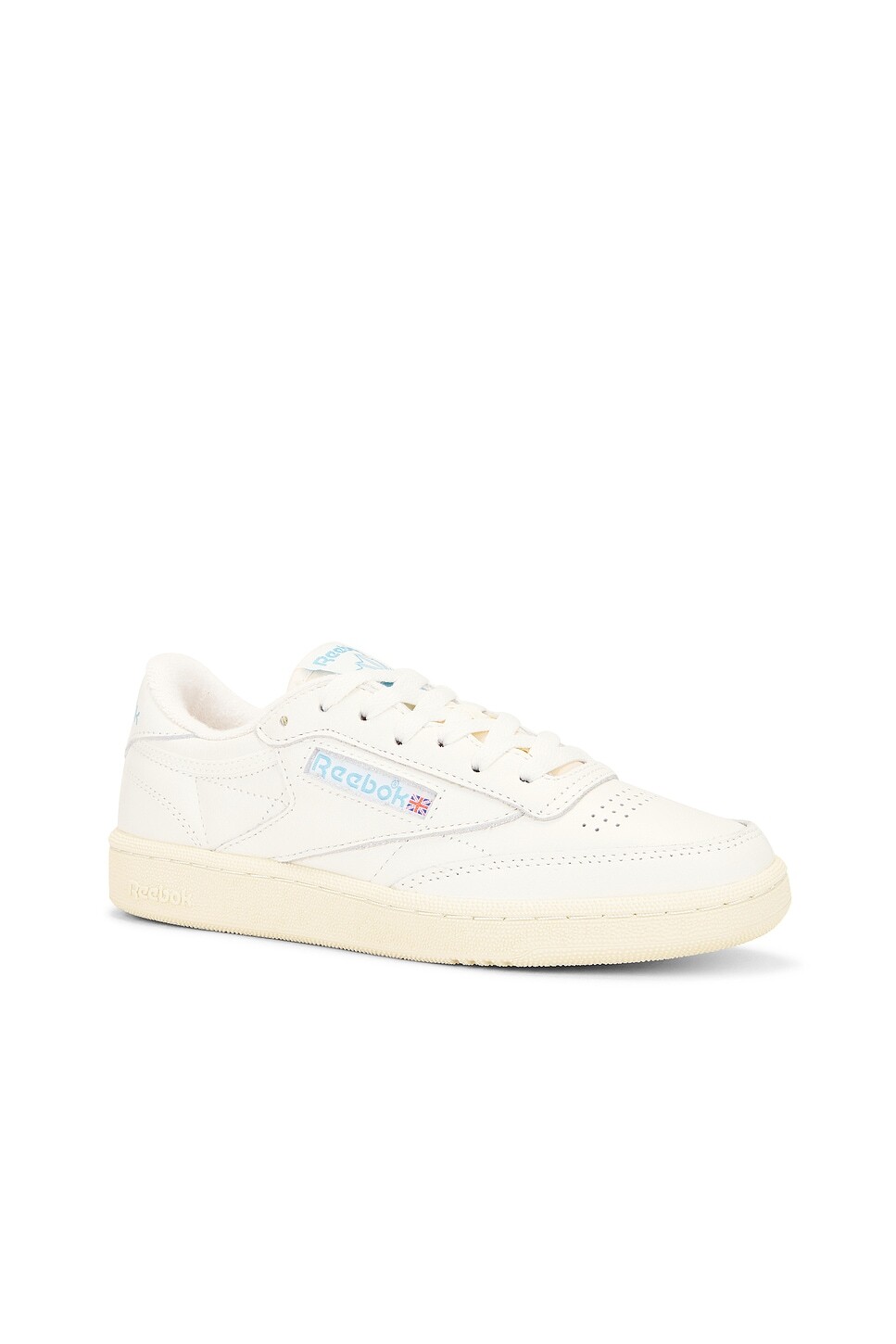 Винтажные кроссовки Club C 85 Reebok, цвет Chalk, Alabaster, & Essblu — фото 2
