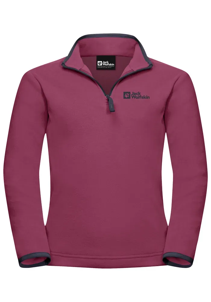 

Свитер с воротником стойкой Jack Wolfskin "TAUNUS HALFZIP K", фуксия