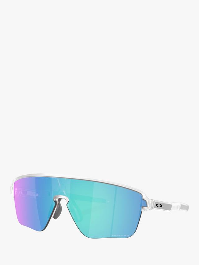 

Мужские прямоугольные солнцезащитные очки OO9415 Oakley, Clear/Mirror Blue