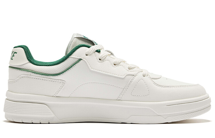 Кроссовки ERKE Skateboarding Shoes Men Low-top Microcrystalline White Ultramarine Green, зеленый — фото 2