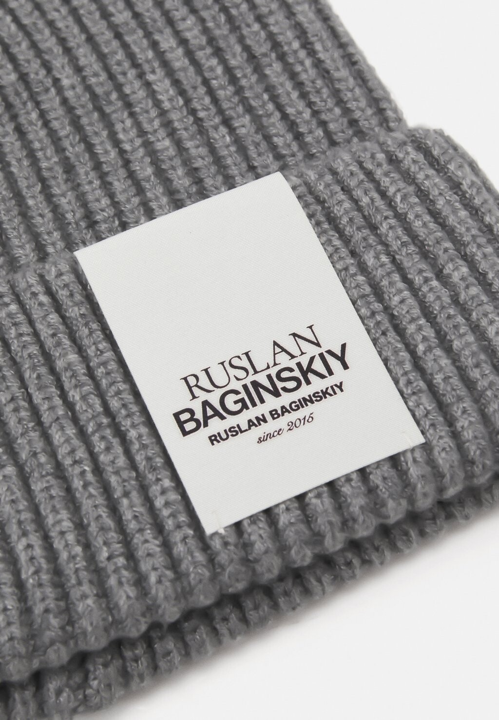 

Бейсболка LOGO PATCH BEANIE RUSLAN BAGINSKIY, цвет Grey