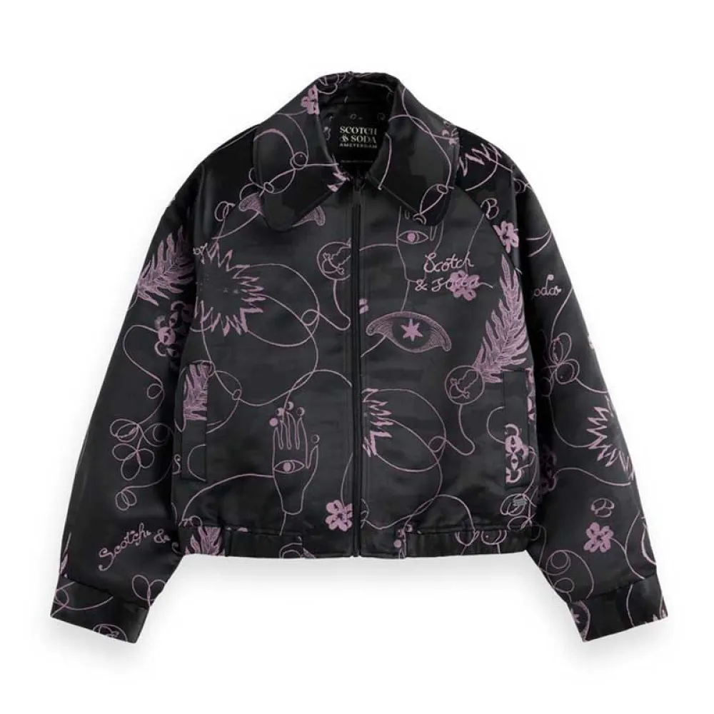 

Куртка Scotch & Soda 178076 bomber, черный