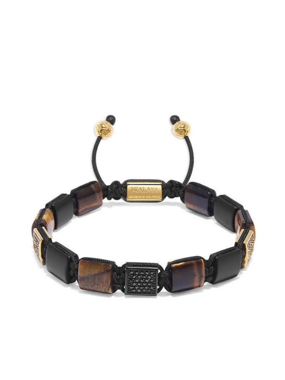 

Браслет из бусин с логотипом Nialaya Jewelry, золотой