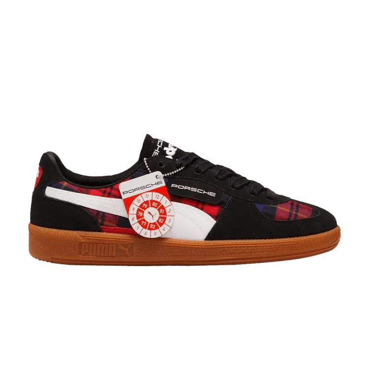 

Кроссовки Puma Porsche Legacy x Palermo 'Tartan - Black Red', черный