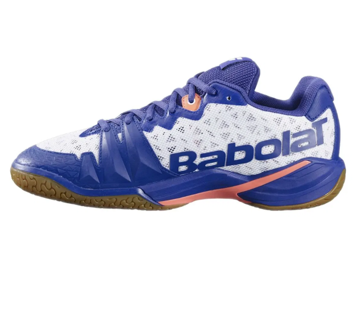 Мужские кроссовки для бадминтона «Shadow 4 Men» от Babolat, White X Navy (1097) — фото 2