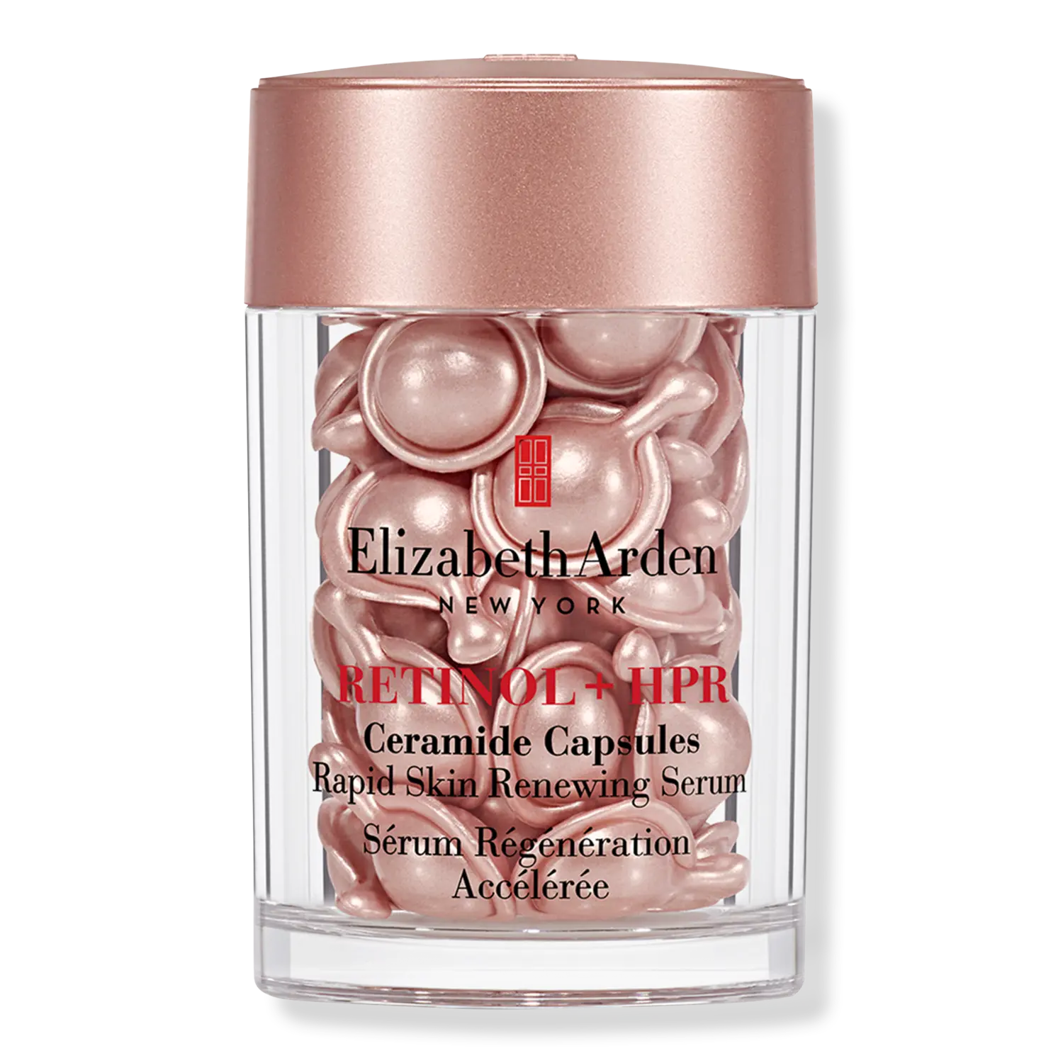 

Сыворотка для быстрого обновления кожи в капсулах с ретинолом и керамидами HPR. Elizabeth Arden, 30 ct