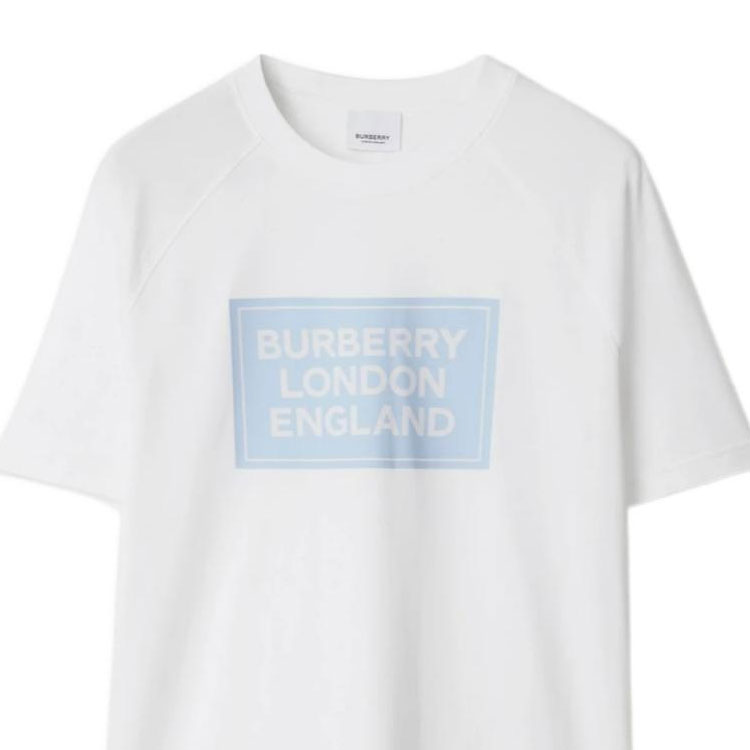 

SS24 Футболка с регланными рукавами женская белая Burberry