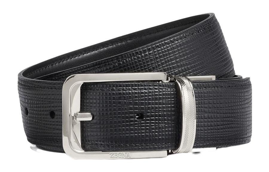 

Ermenegildo Zegna Ремень с двусторонней пряжкой, Black