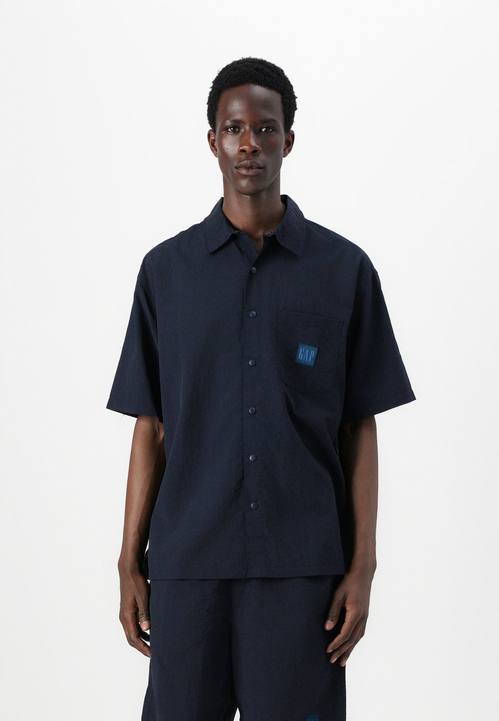 

Рубашка SNAP SHIRT GAP, темно-синий