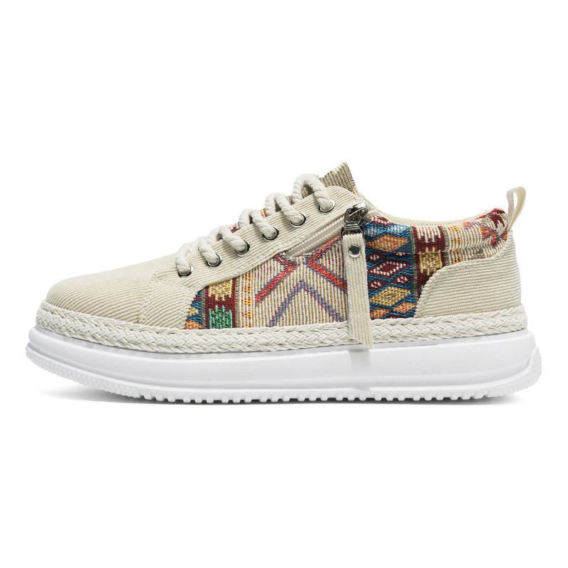 

Captain illy Мужские низкие кеды бежевые, цвет Beige
