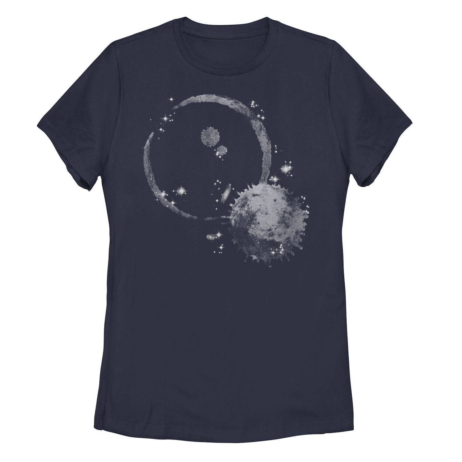 

Детская футболка с рисунком Crescent Moon Galactic, темно-синий